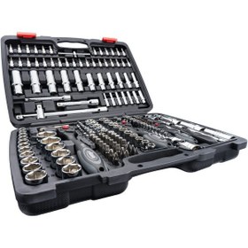 تصویر مجموعه 172 عددی آچار و سری بکس ویگور کد V2461 Set of 172 pieces of wrenches and Vigor series, code V2461