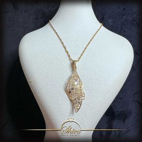 تصویر پلاک طرح برگ mo-p20 