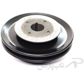 تصویر پولی سر میل لنگ(فرمان هیدرولیک) پراید 111 LE برند عظام 