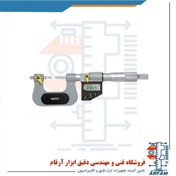 تصویر ست میکرومتر چرخ دنده دیجیتال آسیمتو 25-0 ضد آب مدل 8-31-118 Asimeto Digital Gear Tooth Micrometer Set 118-31-8