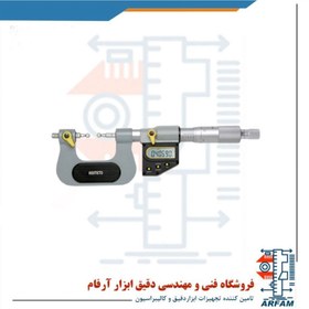 تصویر ست میکرومتر چرخ دنده دیجیتال آسیمتو 25-0 ضد آب مدل 8-31-118 Asimeto Digital Gear Tooth Micrometer Set 118-31-8