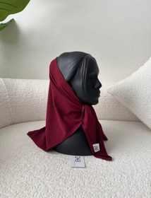 تصویر مینی اسکارف زرشکی 