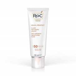 تصویر فلوئید ضدآفتاب و ضد لک رک Roc Spf50 Roc Anti-Brown Spot Unifying Fluide SPF50