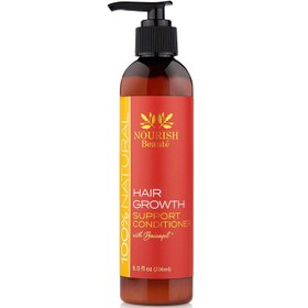 تصویر Nourish Beaute Hair Growth Conditioner - All Natural with DHT Blockers, Biotin, Botanicals - All Hair Types, Hair Regrowth & Thickening, Hair Loss Treatment for Men & Women, No Minoxidil or Drugs Natural 1 Pack Conditioner 