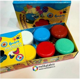 تصویر رنگ انگشتی 6 رنگ آریا رنگ انگشتی 6 رنگ آریا