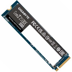 تصویر اس اس دی اینترنال گیگابایت مدل Gen3 2500E M.2 2280 NVMe ظرفیت 500 گیگابایت Gigabyte Gen3 2500E M.2 2280 NVMe Internal SSD - 500GB