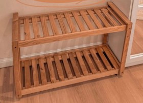 تصویر نیمکت چوبی 