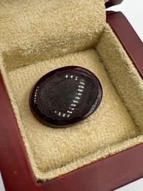 تصویر عقیق سرخ خطی |حکاکی ۱۶ ذکر مجرب کد G۱۱۵ Agate