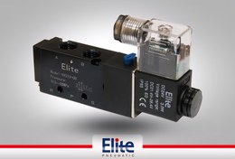 تصویر شیر برقی (2-5)1/4 اینچ تک بوبین پنوماتیک الیت 4V210-08 Elite pneumatic