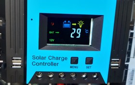تصویر کنترل شارژ خورشیدی ۶۰ آمپر ۱۲/۲۴ ولت PWM 
