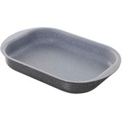 تصویر تابه مستطیل فر کوچک لبه بلند عروس تفلون 