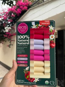 تصویر بالم لب امریکایی مغذی ترمیم کننده ی قوی ارگانیک «eos» eos 100% Natural organic lip balm