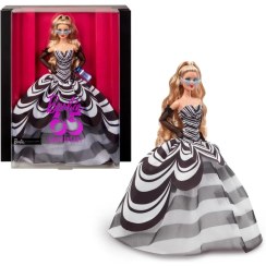تصویر عروسک باربی 65th Anniversary Special Collection Doll Blonde HRM58 