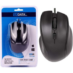 تصویر موس باسیم SADATA مدل SM-R401 OW SADATA SM-R401 OWL Optical Mouse