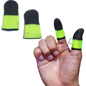 تصویر آستین انگشتی نانو کنترل کننده بازی موبایل Nano finger sleeve for mobile game controller