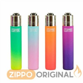 تصویر فندک کلیپر مدل Micro Classic-7 طرح رنگی 