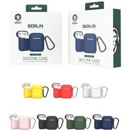 تصویر کاور سیلیکونی Berlin Series گرین لاین برای ایرپاد 3 مدل GNSILAIR3 Green Berlin Series Airpods 3 Silicone Case-GNSILAIR3