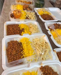 تصویر چلو و خورشت قیمه باسیب زمینی 