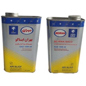 تصویر روغن موتور: API: SL-10W40-1 Litre -206 