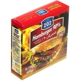 تصویر همبرگر ۴۰۰ گرم ۹۰ درصد 