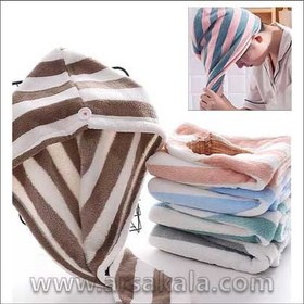 تصویر حوله سر پیچی هندی 