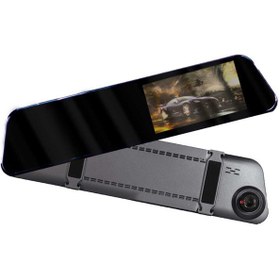 تصویر دوربین ثبت وقایع خودرو آیینه 2 لنز 