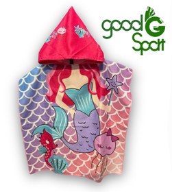 تصویر حوله پانچو پری دریایی 