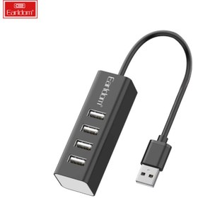 تصویر هاب Earldom ET-HUB14 USB2.0 4Port Earldom ET-HUB14 USB2.0 4Port Hub