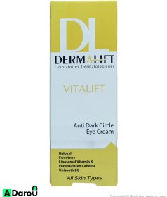 تصویر کرم ضد تیرگی و التیام بخش دور چشم ویتا لیفت درمالیفت Dermalift, Vitalift Anti Dark Eye Contour Cream