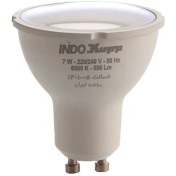 تصویر لامپ LED هالوژن GU10 مات ایندوکوپ 