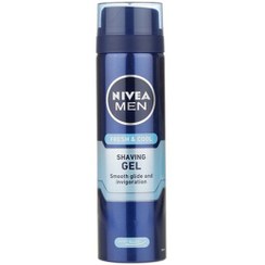 تصویر ژل اصلاح نیوآ مدل Fresh Cool Smooth Glide ا NIVEA fresh & cool shaving GEL NIVEA fresh & cool shaving GEL