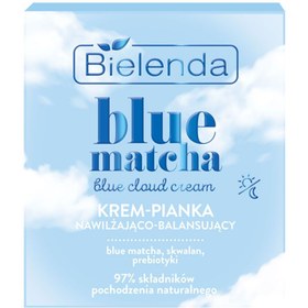 تصویر کرم فوم آبرسان بی یلندا (BIELENDA) بلوماچا حجم 50 میلی لیتر Bielenda Blue Matcha Cream Foam Moisturising Balancing 50ml