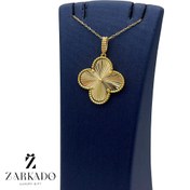 تصویر پلاک طلا ونکلیف تراشدار سایز 6 کد P22402 