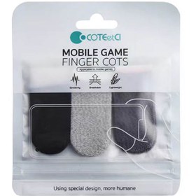 تصویر کاور انگشتی گیمینگ موبایل کوتتسی (پک 6 عددی) COTEetCI Mobile Game Finger Set 6pcs 33100 Mobile game finger set 6pcs 33100