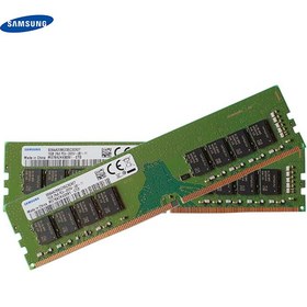 تصویر رم دسکتاپ DDR4 دوکاناله 2666 مگاهرتز CL19 سامسونگ مدلM378A2K43CB1 ظرفیت 16گیگابایت 