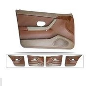 تصویر رودری (روکش درب داخل) سمند پژواک و مارون چرم روشن و تیره 4عددی کامل 