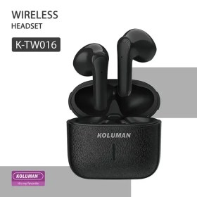 تصویر هندزفری بلوتوثی کلومن مدل K-TW16 Airpod Koluman K-TW16 Bluethooth Handsfree