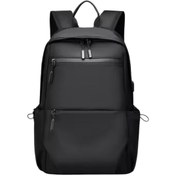 تصویر کوله پشتی وارداتی - طراحی ساده و سبک، مناسب برای کار، سفر، ورزش و استفاده روزمره - کد BA3825 