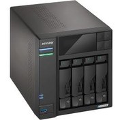 تصویر ذخیره ساز تحت شبکه ایسوستور مدل Asustor LOCKERSTOR 4 Gen2 AS6704T Asustor LOCKERSTOR 4 Gen2 AS6704T 4 bay Tower NAS Storage