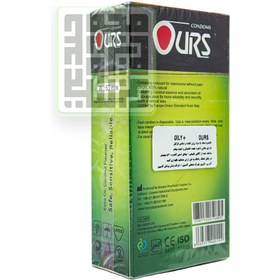 تصویر کاندوم اورز مدل Oily Plus بسته 12 عددی Ours Oily Plus Condom 12PCS