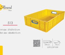 تصویر جعبه صنعتی پلاستیکی مدل ۵۱۳ ابی 