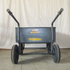 تصویر خرید فرغون ترولی 4 چرخ حمل بار MENZ با کیفیت عالی Buy MENZ 4-wheeled handcarts and trolleys with excellent quality