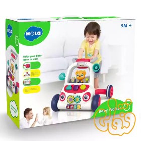 تصویر واکر کودک طرح ماشین خرسی هولی تویز Baby Walker E8997 