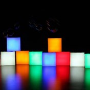 تصویر سنگ نورانی RGB (7 رنگ) نورزاگرس - ۱۰*۱۰ RGB luminous stone (7 colors) noorzagros