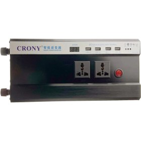 تصویر اینورتر خودرو ۳۵۰۰وات برند کرونی | CRONY INVERTER 3500W WITH DISPLAY SCREEN 