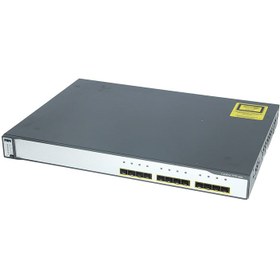 تصویر سوئیچ 12 پورت فیبر لایه 2 سیسکو | Cisco WS-C3750G-12S-S 