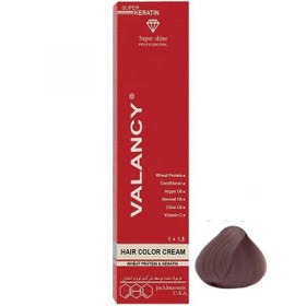 تصویر رنگ مو والانسی سری دودی مدل بلوند دودی متوسط شماره A6 VALANCY NoA6 Hair Color 100 ml