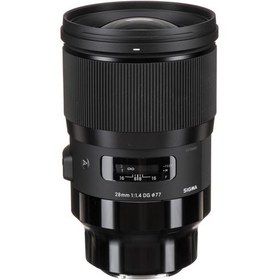 تصویر لنز سیگما برای دوربین سونی Sigma 28mm f/1.4 DG HSM Art Lens for Sony E 