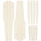 تصویر پک کامل محافظ و ضربه گیر بدنه خودرو ماهوت سری EDGE رنگ white مناسب برای BRILLIANCE H330 