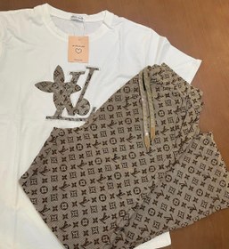 تصویر ست تیشرت و شلوار Lv LOUIS VUITTON